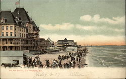 On the Board Old Orchard Beach, ME Postcard Postcard