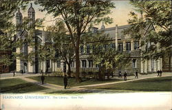 Harvard University - The Library, Gore Hall Postcard
