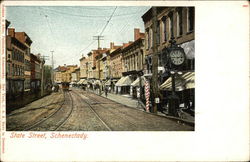 State Street Schenectady, NY Postcard Postcard