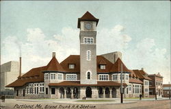 Grand Trunk R.R. Station Postcard