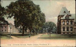 University Grounds, Middle Campus Postcard