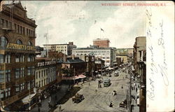 Weybosset Street Providence, RI Postcard Postcard