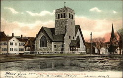 New First Congregational Church Laconia, NH Postcard Postcard