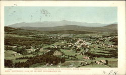 Presidential Range, From Littleton Postcard