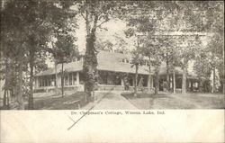 Dr. Chapman's Cottage Winona Lake, IN Postcard Postcard