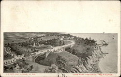 Lake Park and Drive Postcard