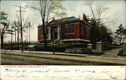 Carnegie Library Kingston, NY Postcard Postcard
