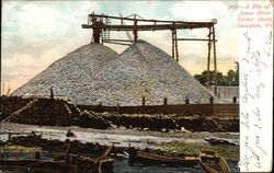 A Pile of James River Oyster Shells Postcard