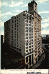Hudson and Standard Oil Bldg Postcard