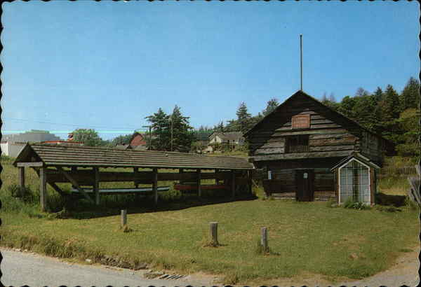 Alexander Blockhouse and Indian Dug-Out Canoes Coupeville Washington