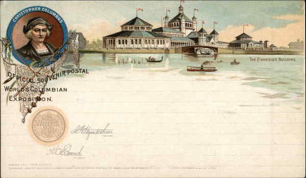 Official Souvenir Postal, World's Columbian Expositon