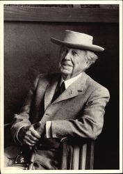 Frank Lloyd Wright, 1956 Postcard