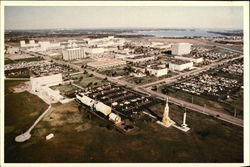 Aerial View of The Johnson Space Center Houston, TX Postcard Postcard