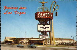 The Aladdin Hotel Postcard