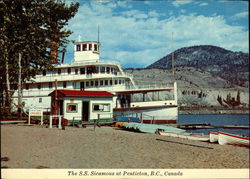 S.S. Sicamous Penticton, BC Canada British Columbia Postcard Postcard