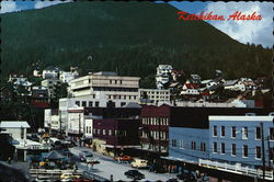 Front Street Ketchikan, AK Postcard Postcard