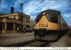 Mt. McKinley Park Train Postcard