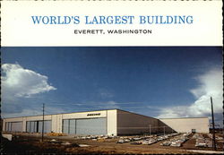 World's Largest Building Everett, Washington Postcard