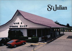 St. Julian Wine & Cheese Shop Paw Paw, MI Postcard Postcard