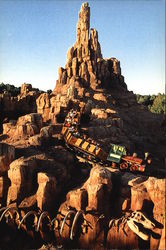 Big Thunder Mountain Railroad - Frontierland Postcard