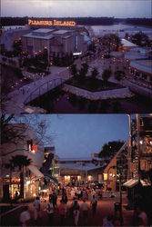 Night Life at Pleasure Island Postcard