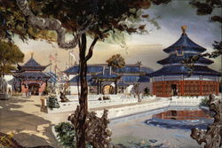 Epcot Center 1982 Pre-Opening - World Showcase, People's Republic of China Pavilion Postcard