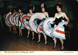 The Can Can Girls of Skagway, Alaska Postcard