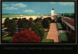 Greeting From Greenville-Spartanburg Airport Airports Postcard Postcard