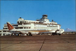 Alaska Airlines' Golden Nugget Convair 880 M Postcard