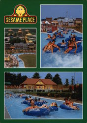 Sesame Place Langhorne, PA Amusement Parks Postcard Postcard