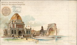 Official Souvenir Postal, World's Columbian Expositon 1893 World's Columbian Exposition Postcard Postcard