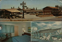 Holiday Lodge Grass Valley, CA Postcard Postcard