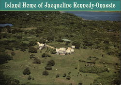 Island Home of Jacqueline Kennedy-Onassis - Martha's Vineyard Postcard