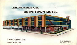 Tamanaca Downtown Motel Postcard