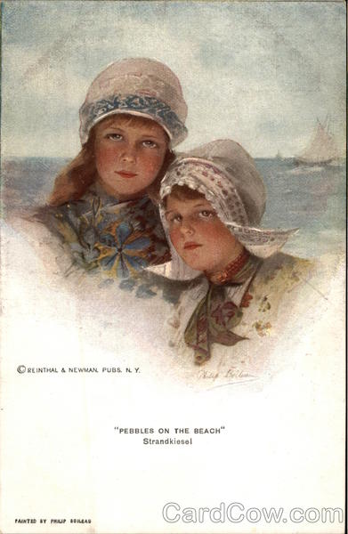 Pebbles on the Beach Dutch Children Philip Boileau