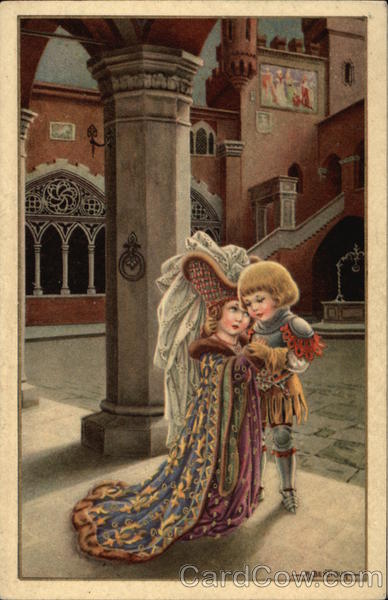 Children Dressed in Medeival Attire Bertiglia