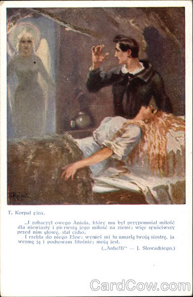 Woman Dying and Becoming Angel T. Korpal Art