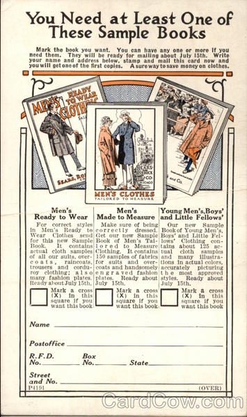 Sears Roebuck & Co. - Sample Books Advertising