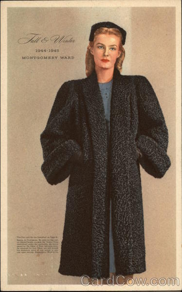 Fall & Winter 1944-1945 Montgomery Ward Advertising