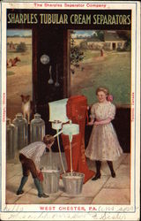 The Sharples Separator Company - Tubular Cream Separators Postcard