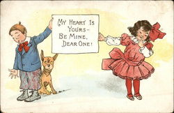 My Heart is Yours ... Be Mine, Dear One! Postcard