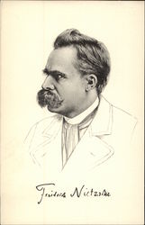 Freidrich Nietzsche Postcard