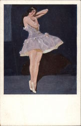 Ballerina Postcard