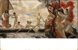 O. Greiner, Odysseus und die Sirenen Postcard