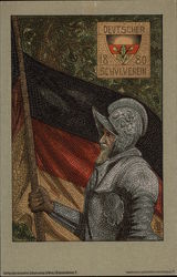 Mosaic of Knight Postcard