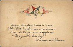Happy Easter Time is Here Postcard