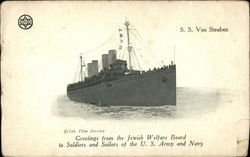 SS Von Steuben Postcard