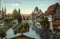 Nurnberg, Parlie an der Pegnitz Judaica Postcard Postcard