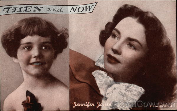 Jennifer Jones - Then and Now Actresses