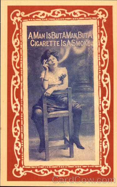 A Man is But a Man, but a Cigarette is a Smoke Comic, Funny